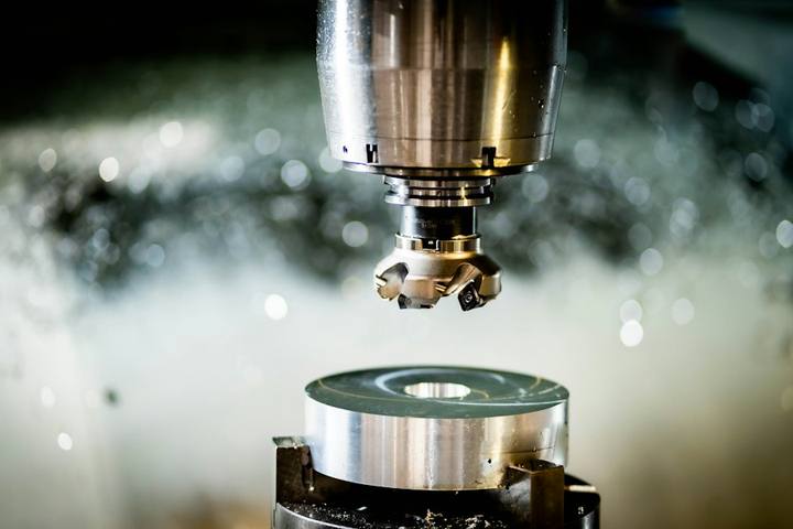 Fräskopf einer CNC-Maschine